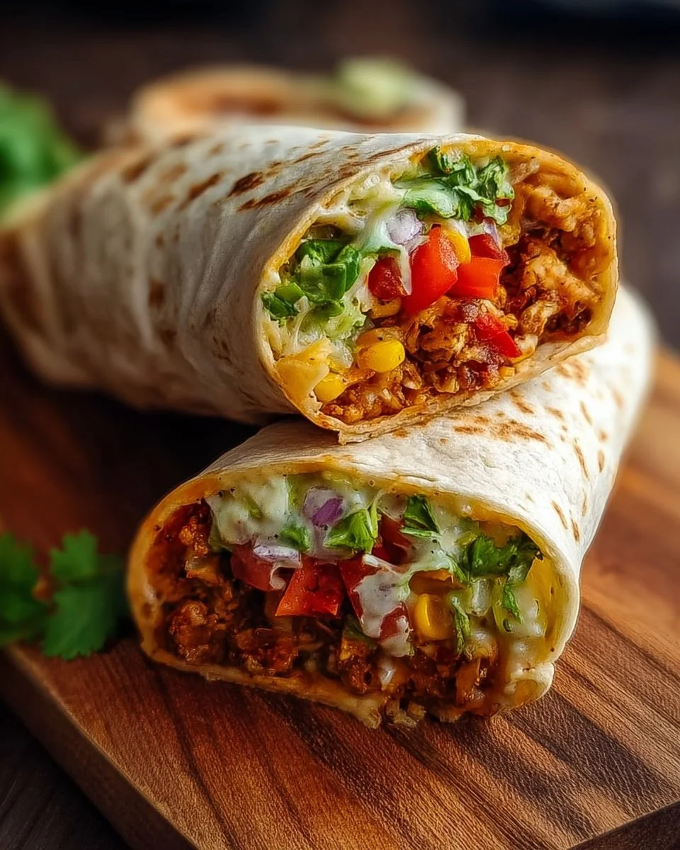 10-Minute Vegan Burrito Wraps