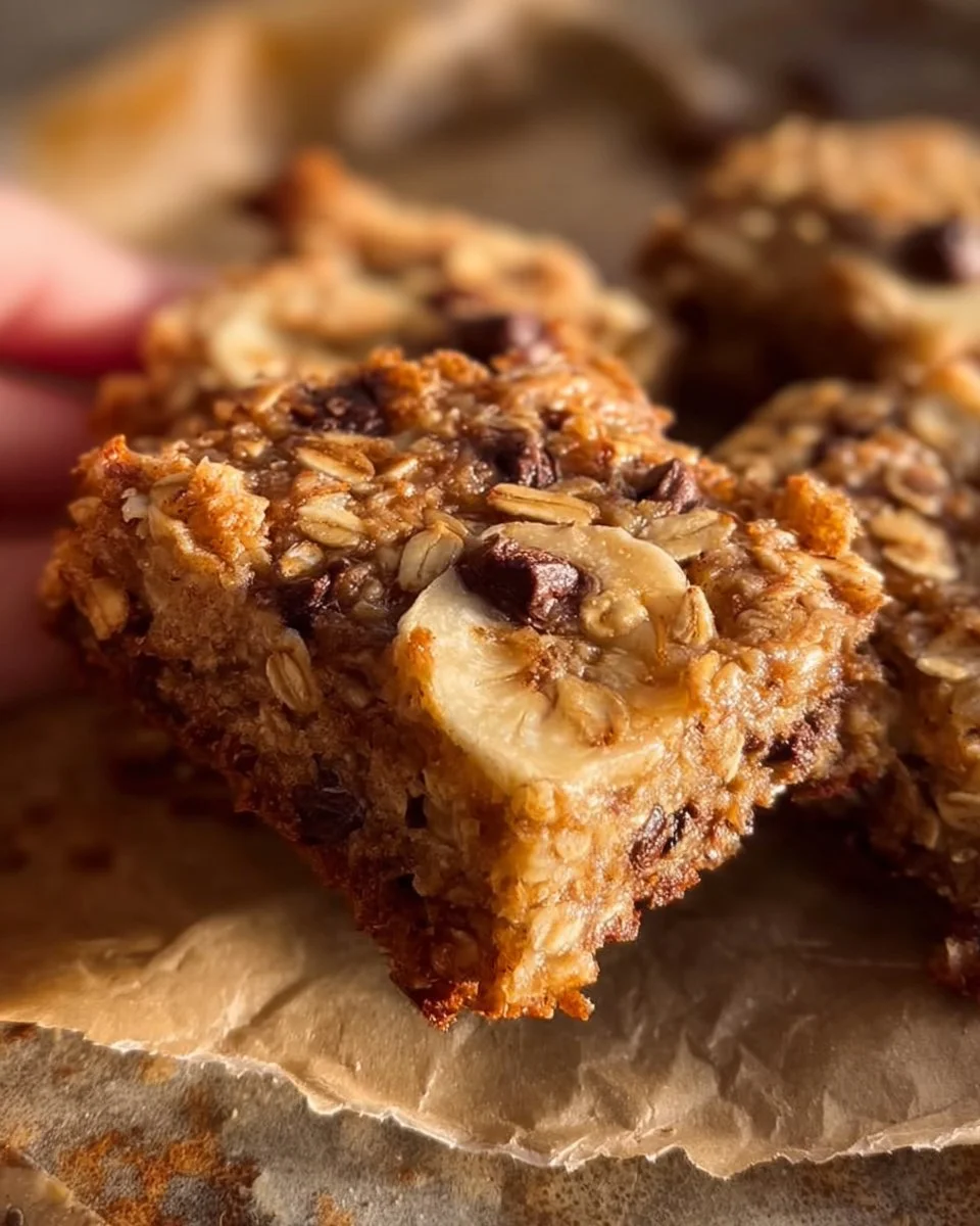 Banana Oatmeal Bars