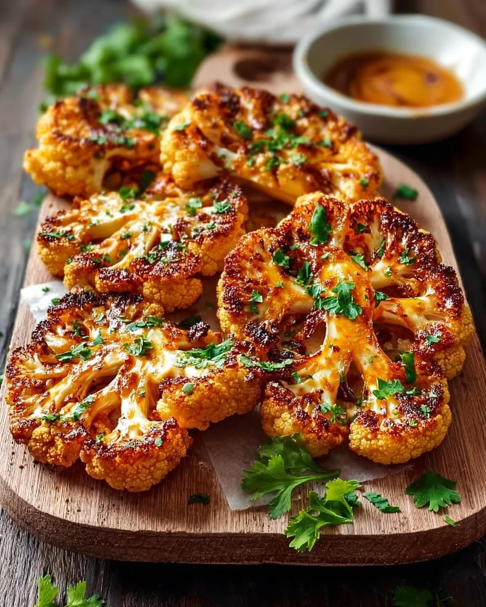 Buffalo Cauliflower Steaks