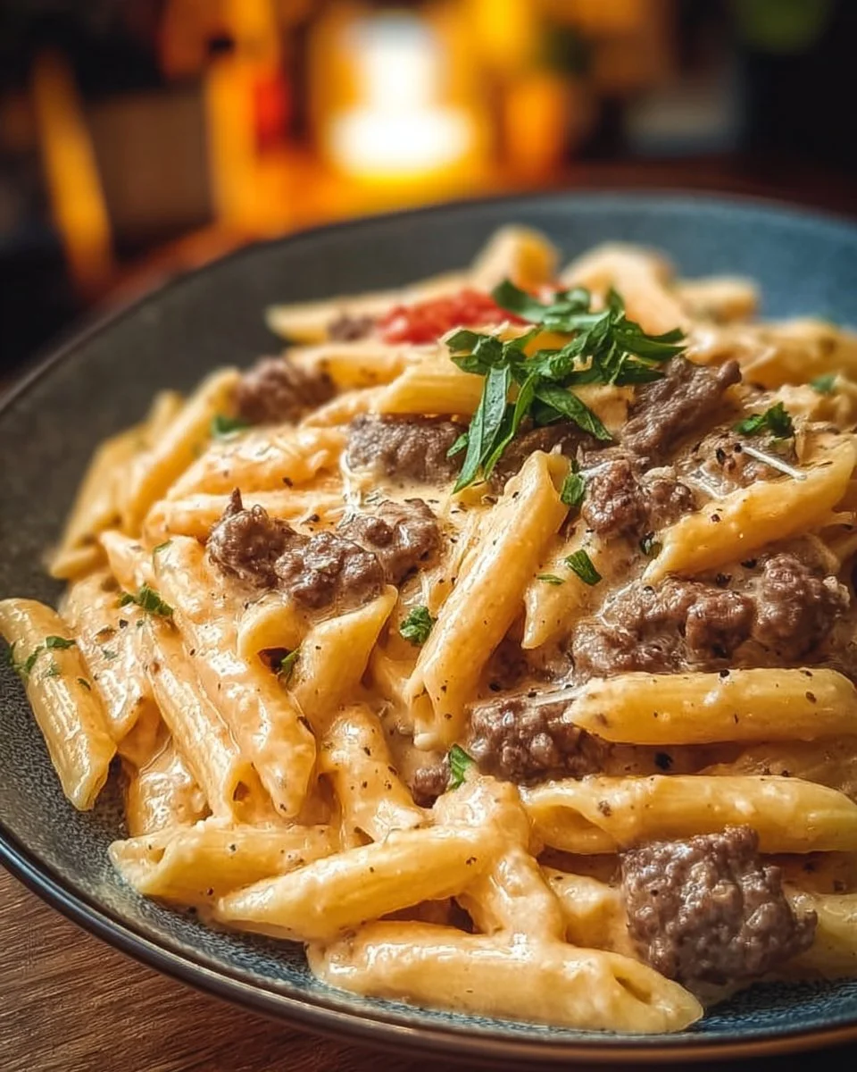 Creamy Beef Pasta