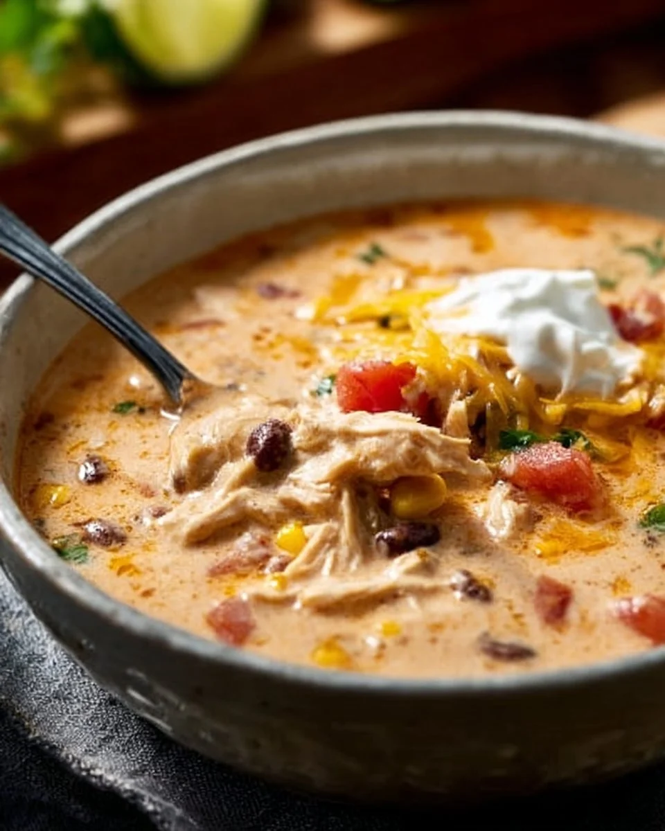 Creamy Chicken Taco Soup