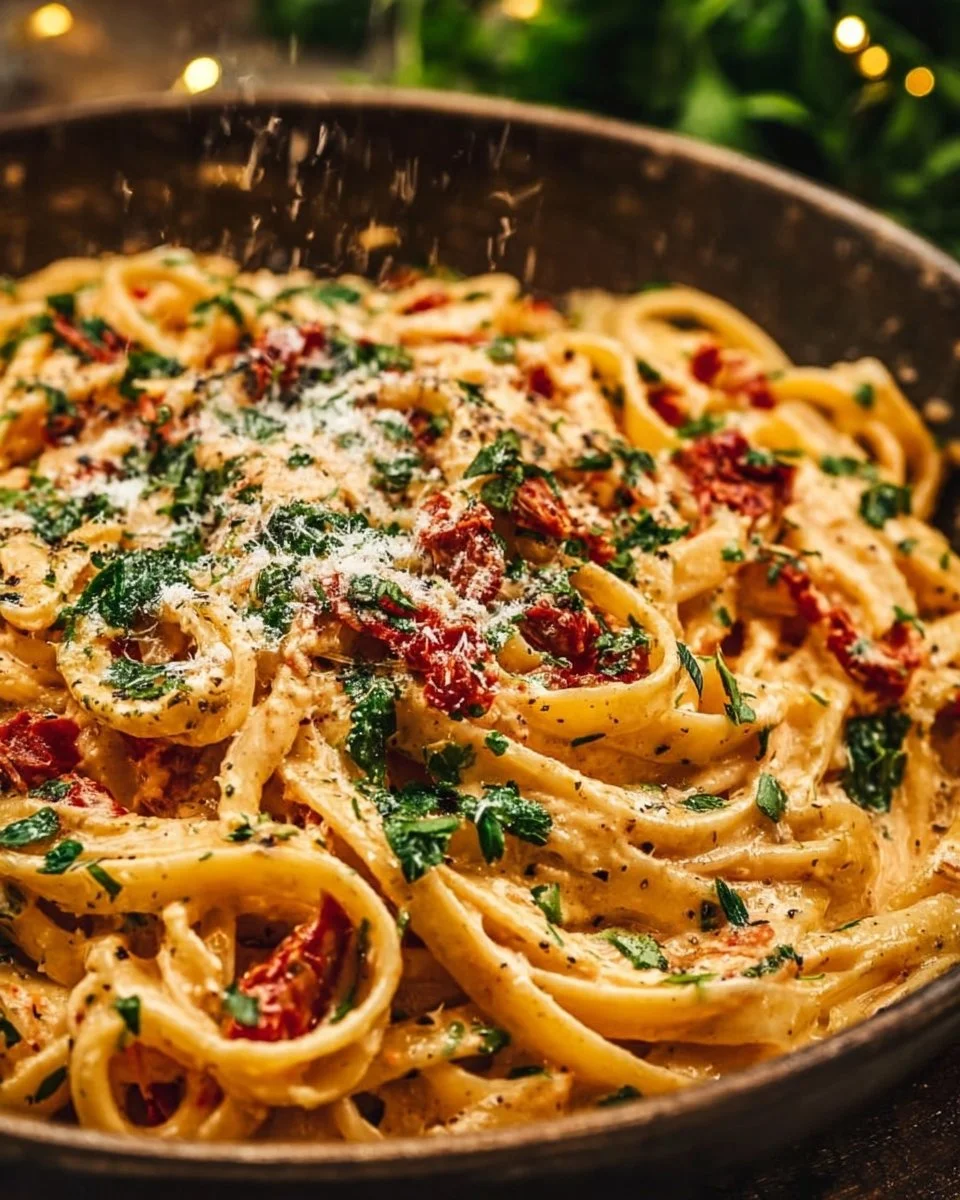 Creamy Vegan Sun-Dried Tomato Pasta
