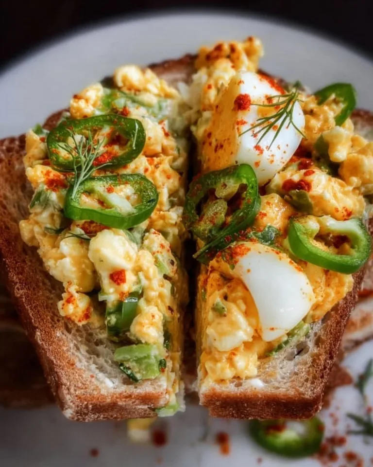 Delicious crispy egg salad served in a bowl with fresh herbs