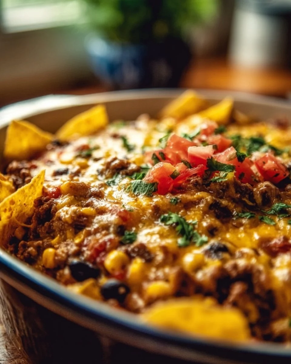 Crockpot Taco Casserole
