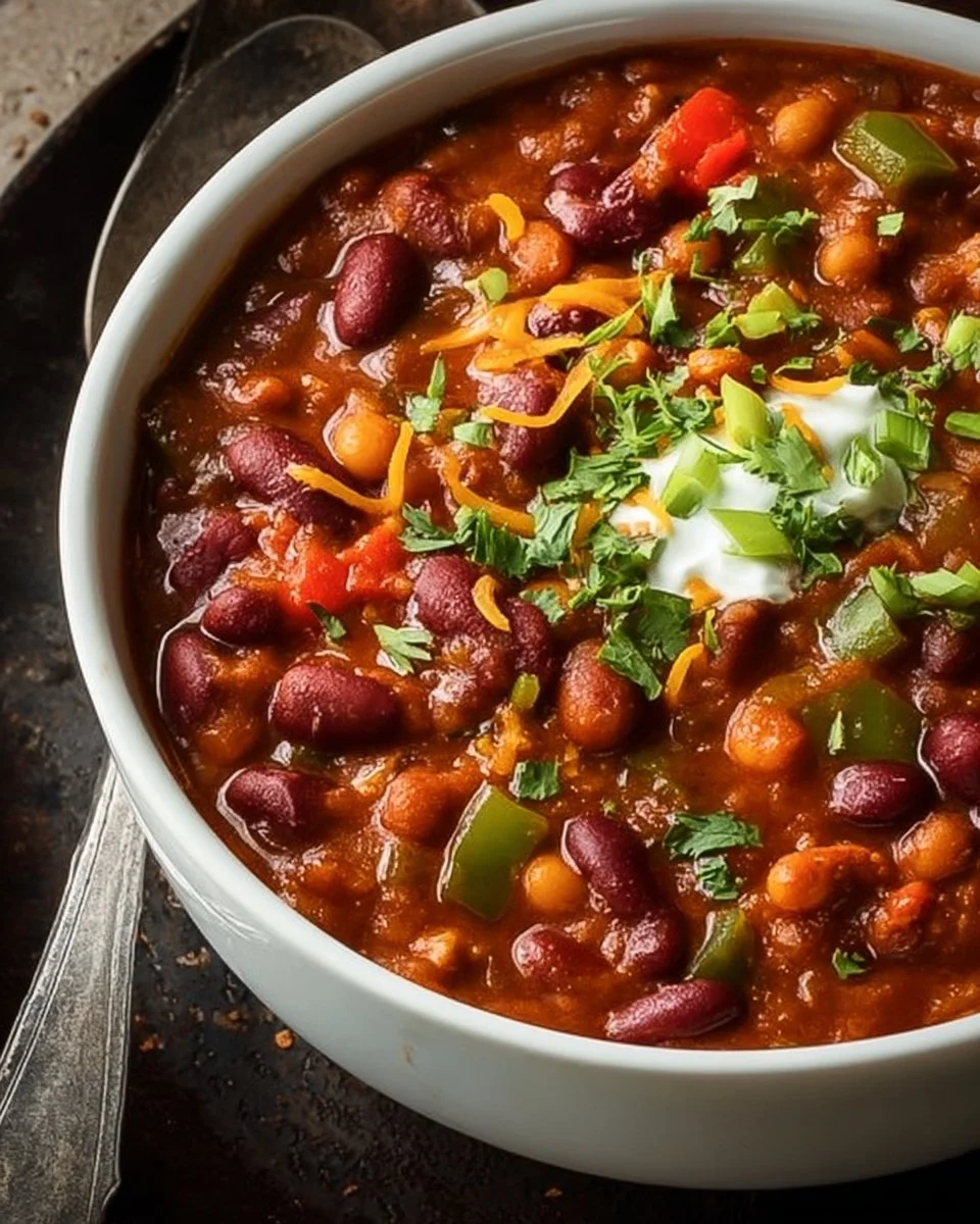 Crockpot Vegetarian Chili