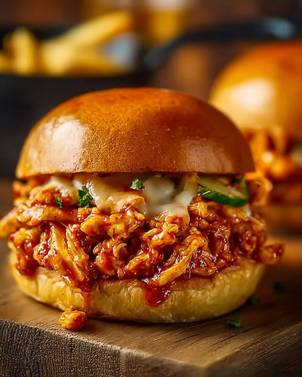 Delicious Cajun Chicken Sloppy Joes
