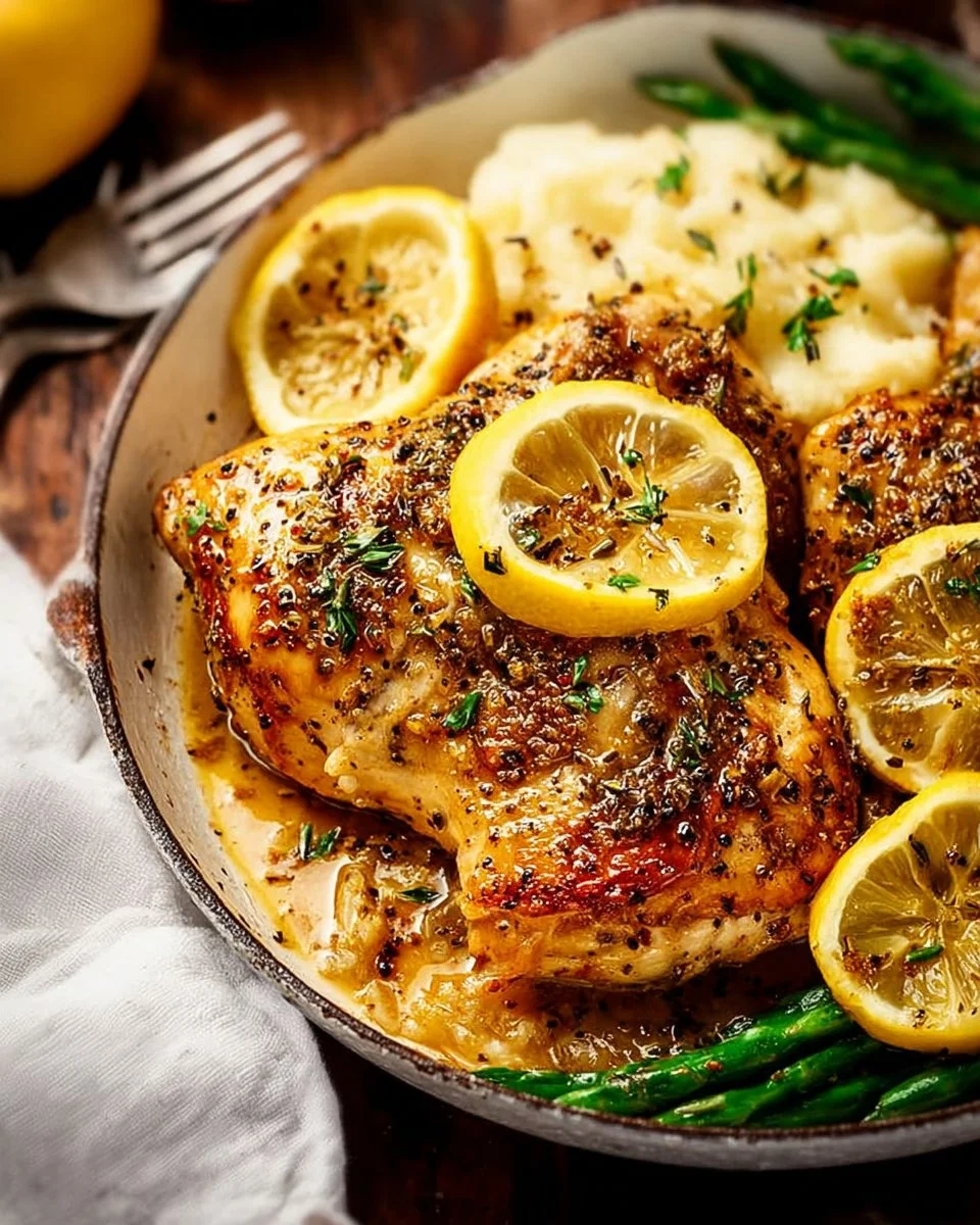 Easy Lemon Pepper Chicken Dinner
