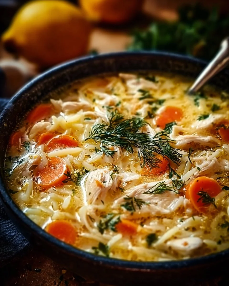 Greek Lemon Chicken Soup