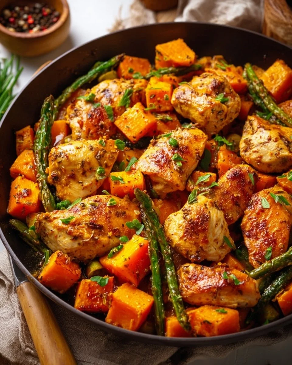Healthy Chicken and Sweet Potato