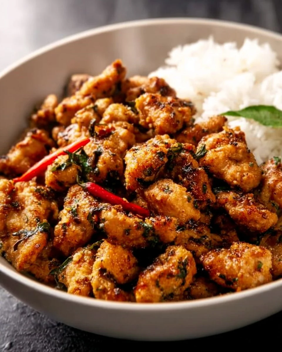Healthy chicken bites served on a plate for a quick dinner option