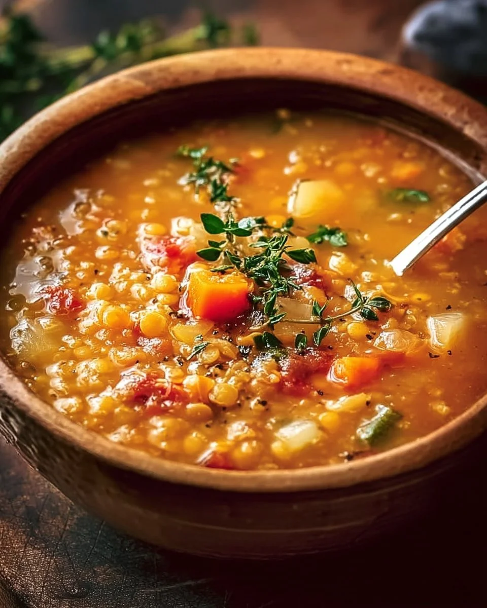 Hearty Lentil Vegetable Soup