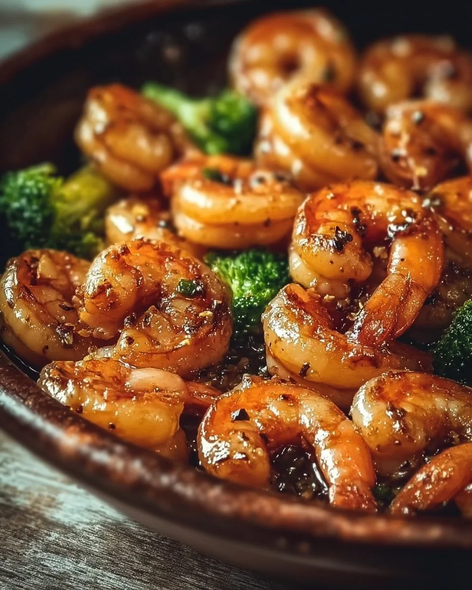 High-Protein Honey Garlic Shrimp