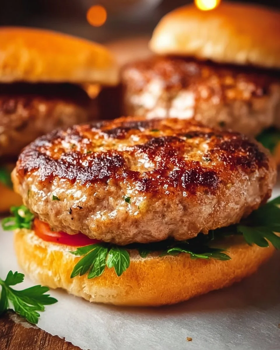 Juicy Ground Turkey Burgers