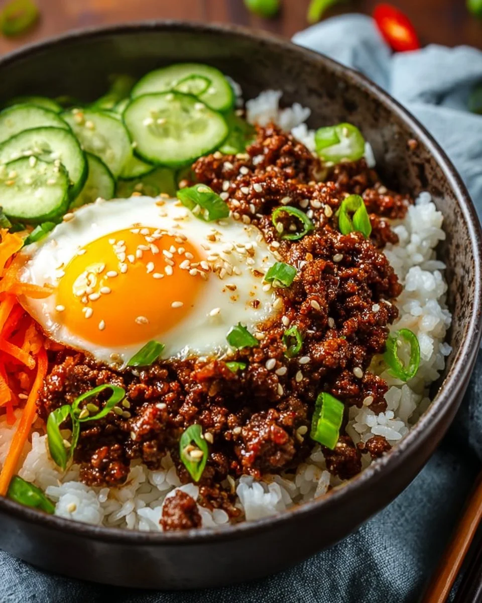 Korean Ground Beef Bowl