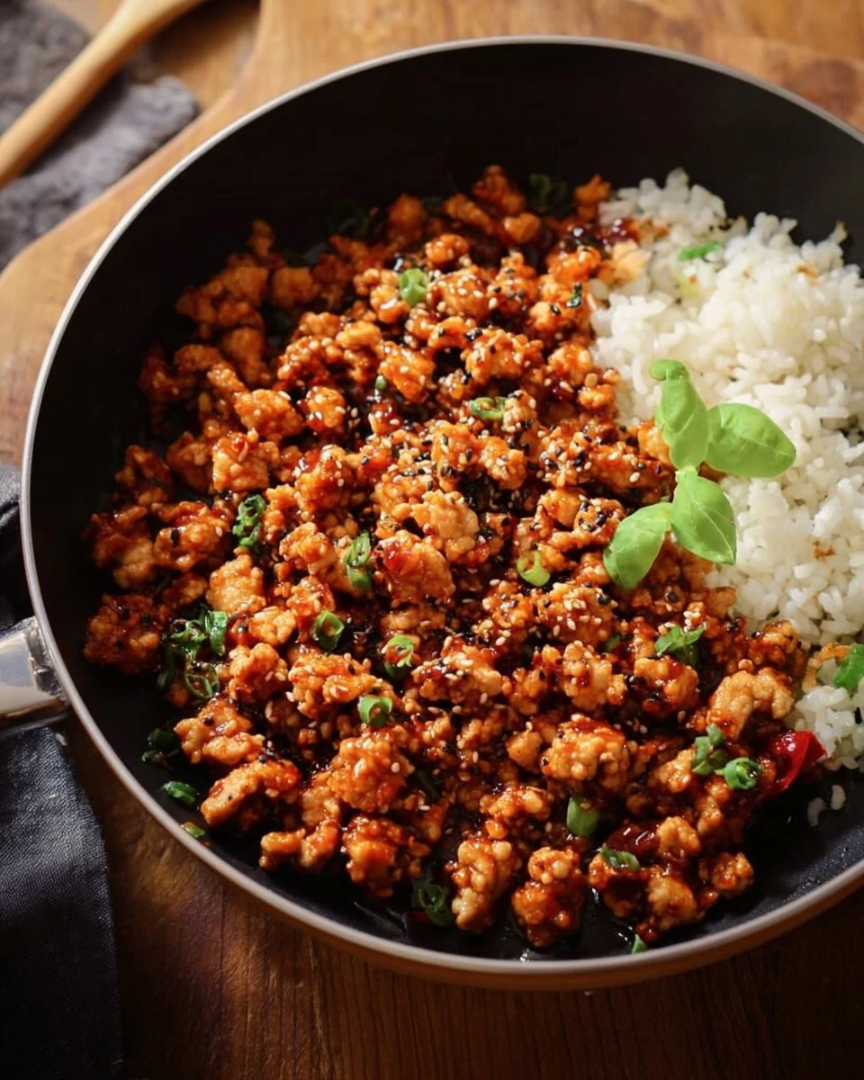 Low Carb Firecracker Ground Chicken