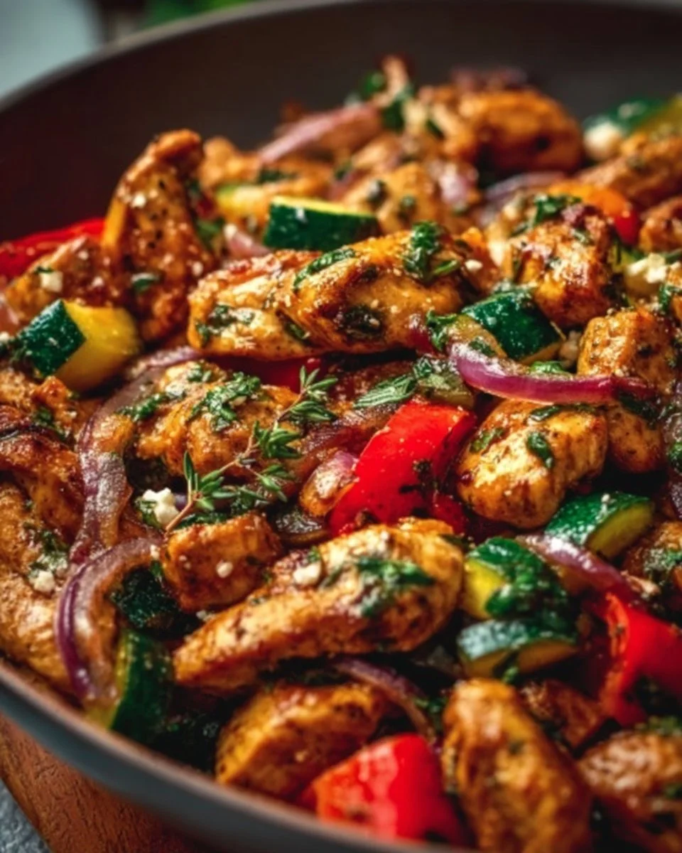 Mediterranean Chicken Stir Fry Recipe