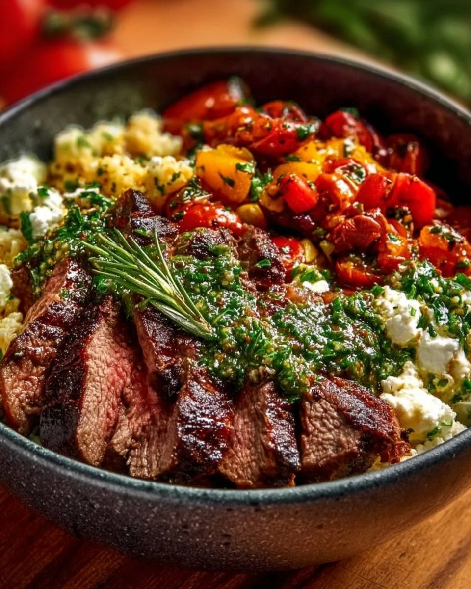Mediterranean Steak Bowl Recipe