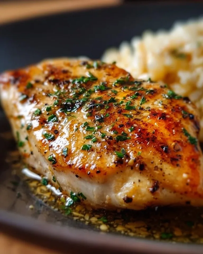 Melt-in-your-mouth chicken breast cooked to perfection, tender and juicy.