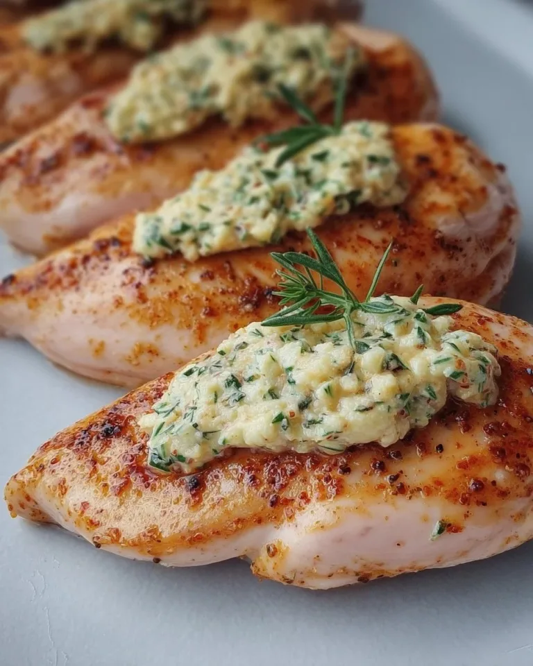 Delicious melt in your mouth chicken breast served on a plate