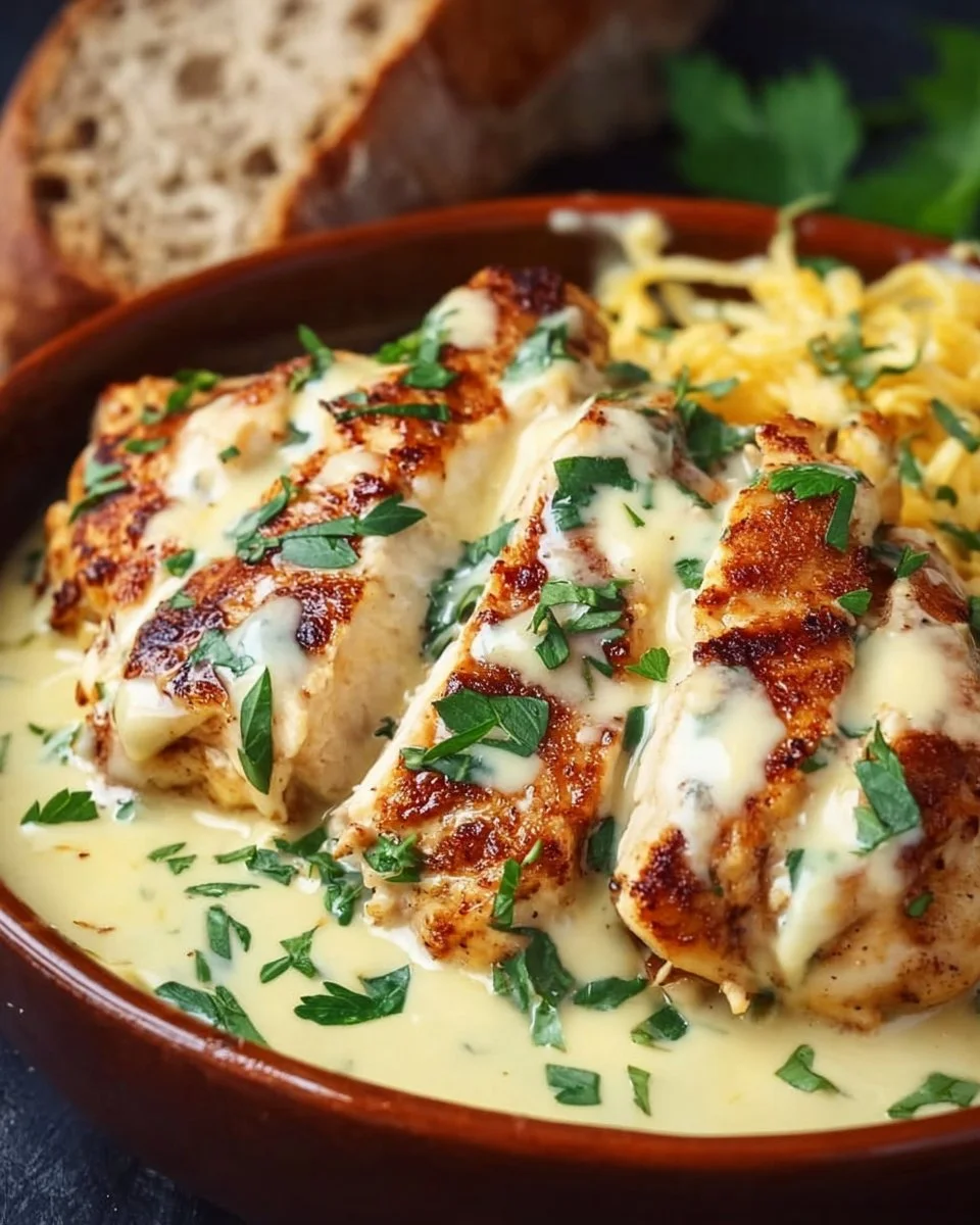 Mexican Chicken with Cheese Sauce