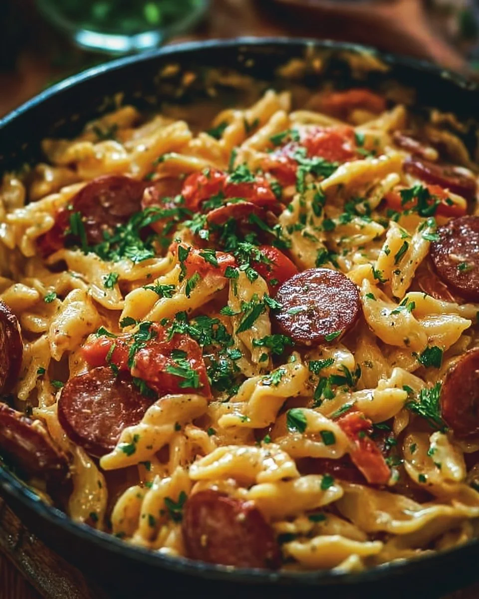 One Pot Kielbasa Pasta