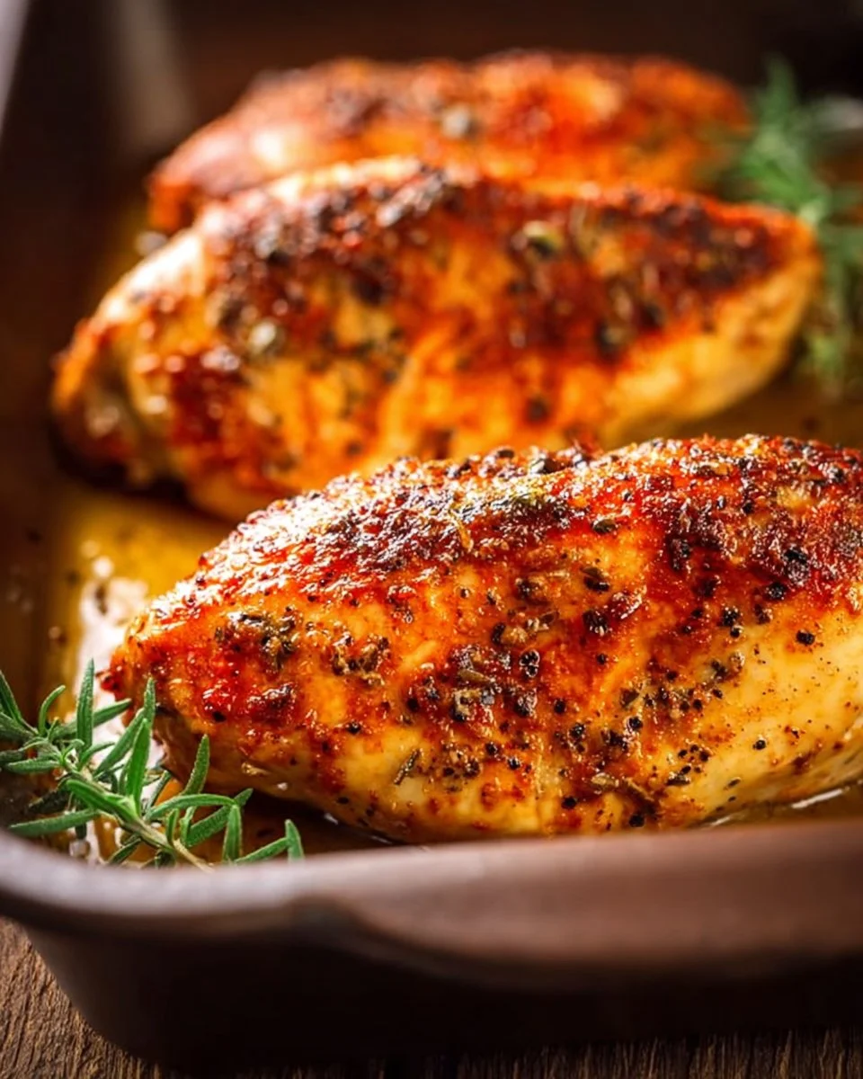 Paprika Baked Chicken Breast