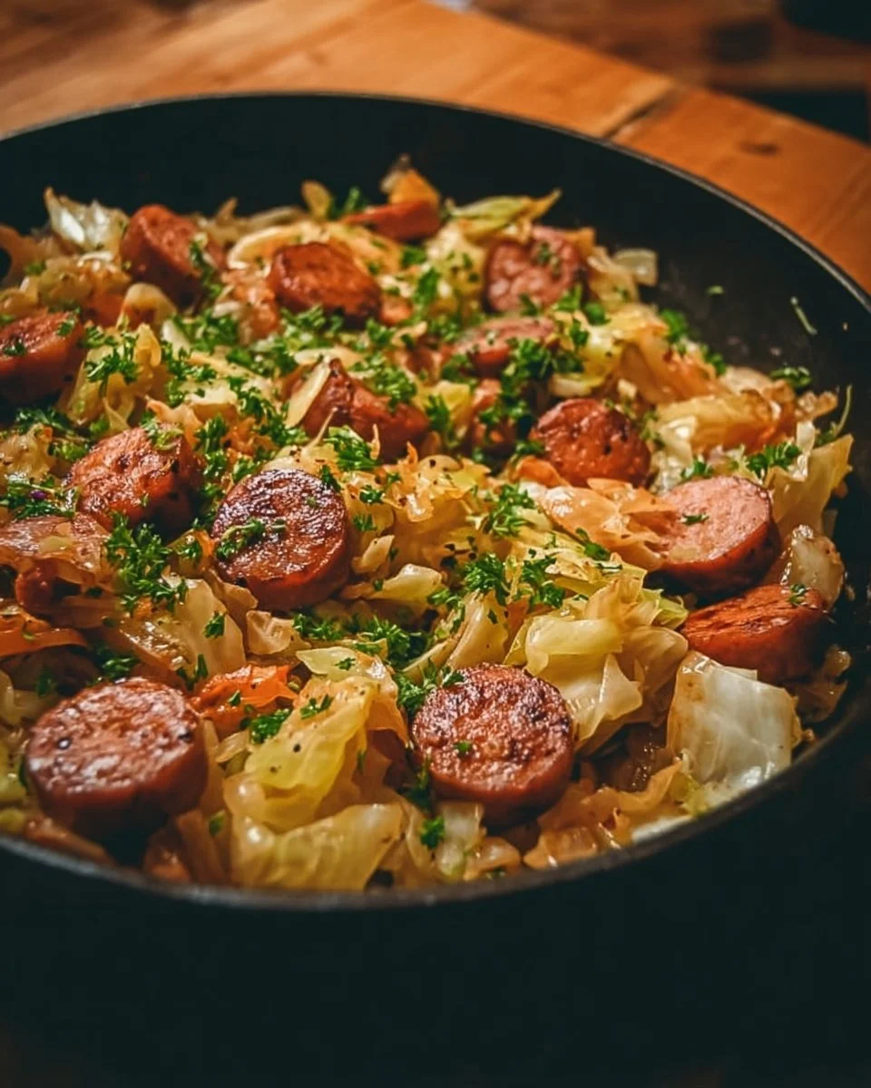 Sausage and Cabbage Stir Fry