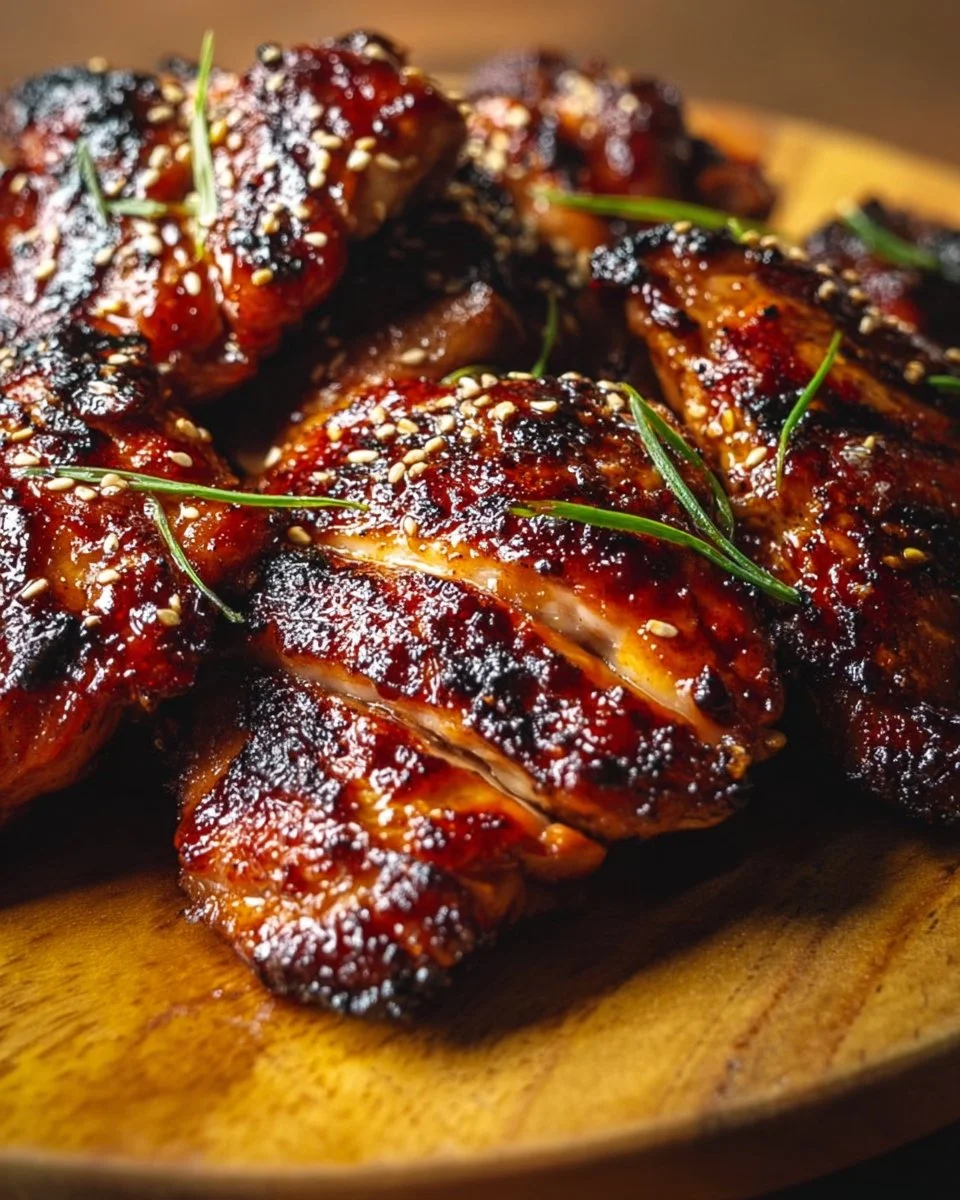 Simple Japanese BBQ Chicken Thighs