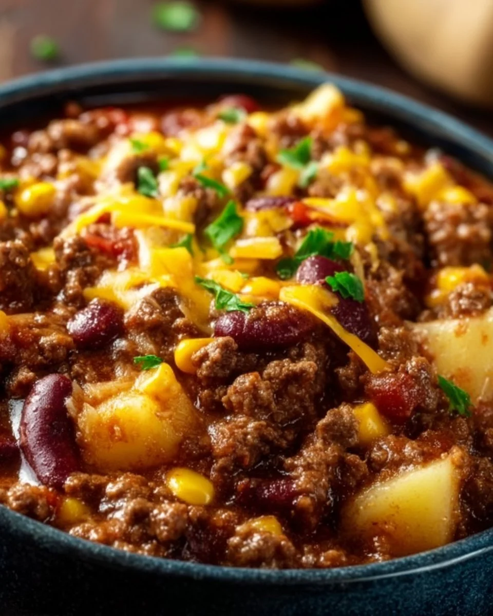 Slow Cooker Cowboy Casserole