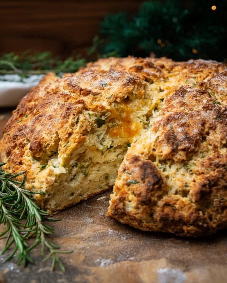 Cheddar and Herb Soda Bread