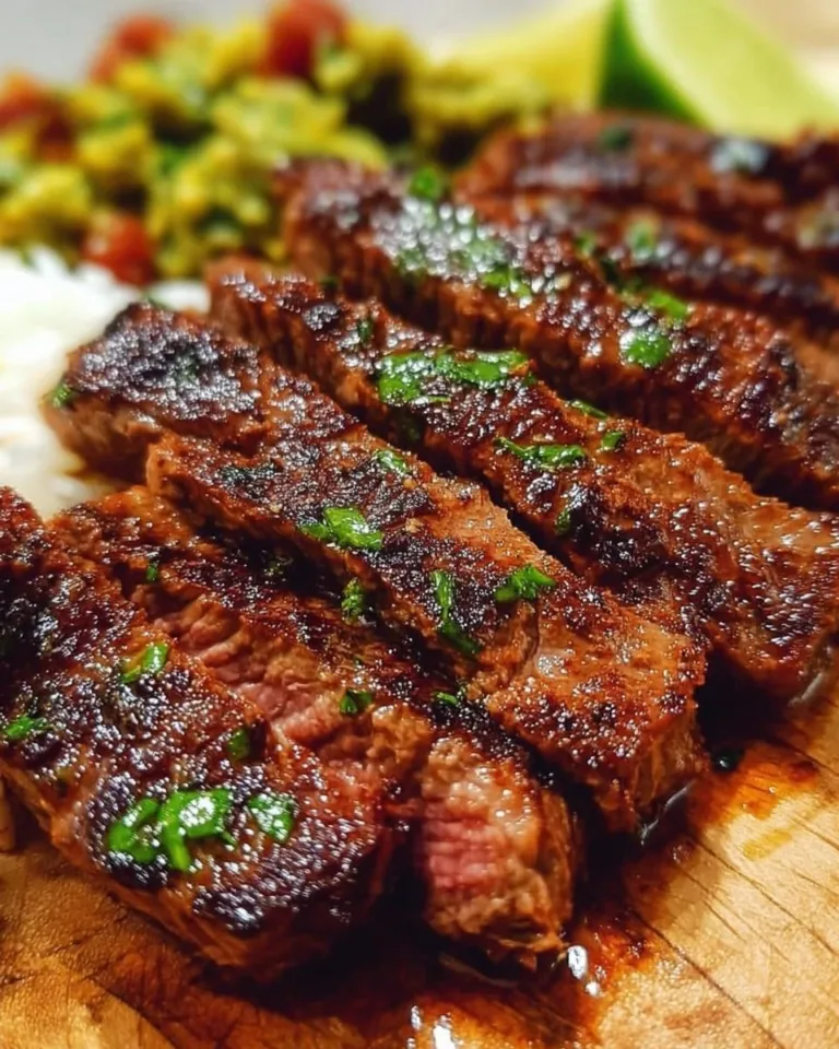 Delicious copycat Chipotle steak recipe served with fresh ingredients.