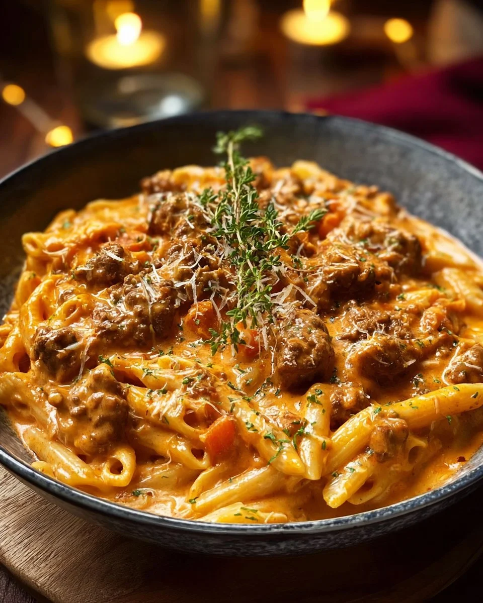 Creamy Beef Pasta