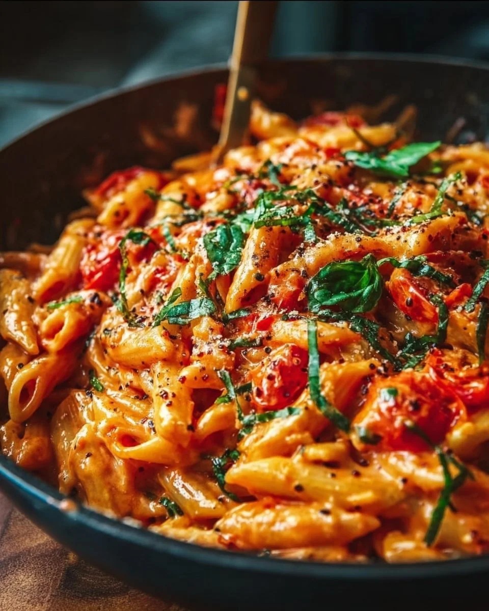 Creamy Tomato Garlic Pasta