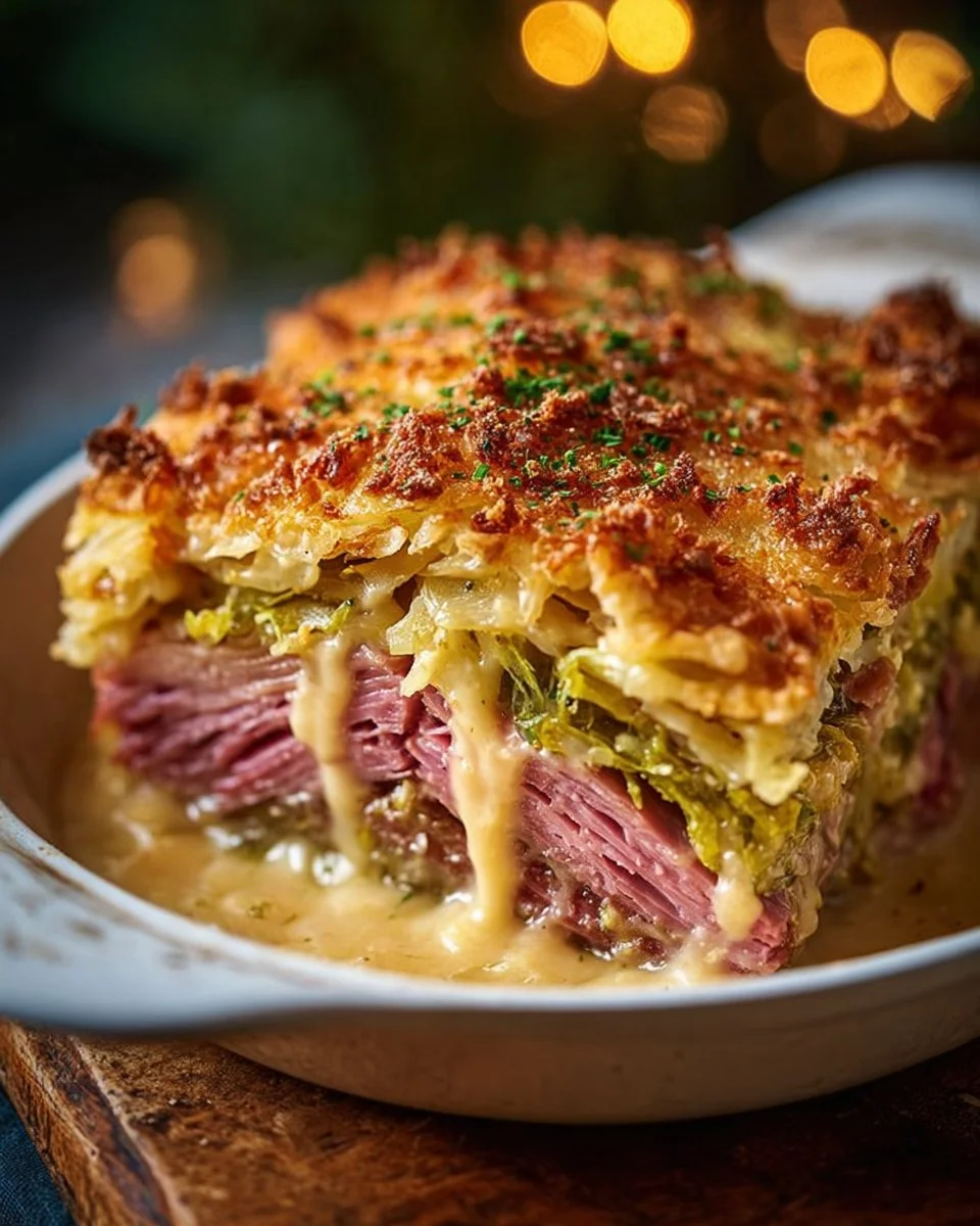Irish Pub Favorite Irish Corned Beef Bake