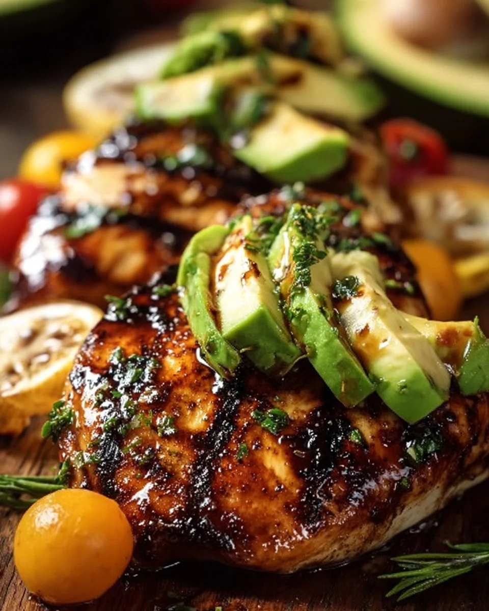 Grilled California Avocado Chicken