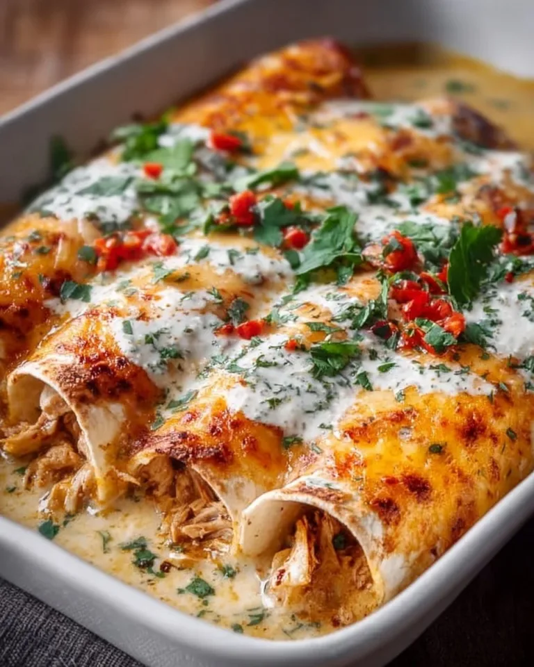 Delicious high protein chicken enchiladas served with fresh toppings