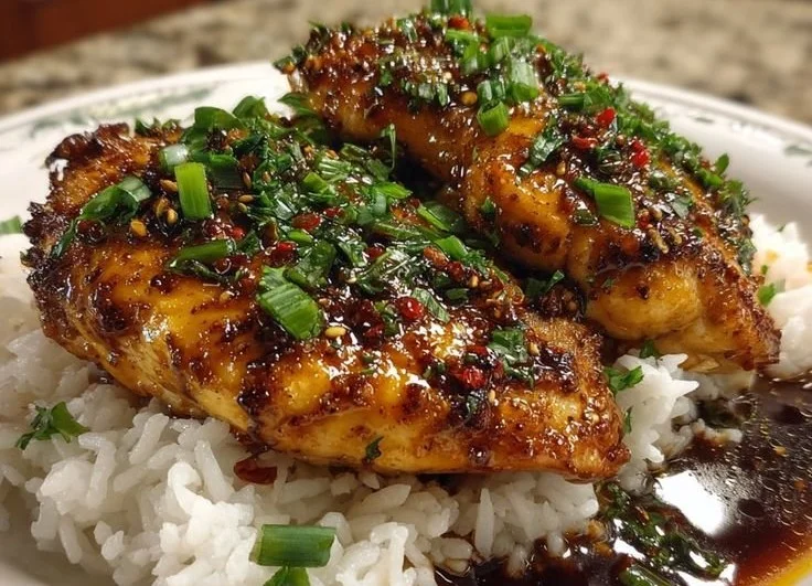 Honey Garlic Chicken Breasts