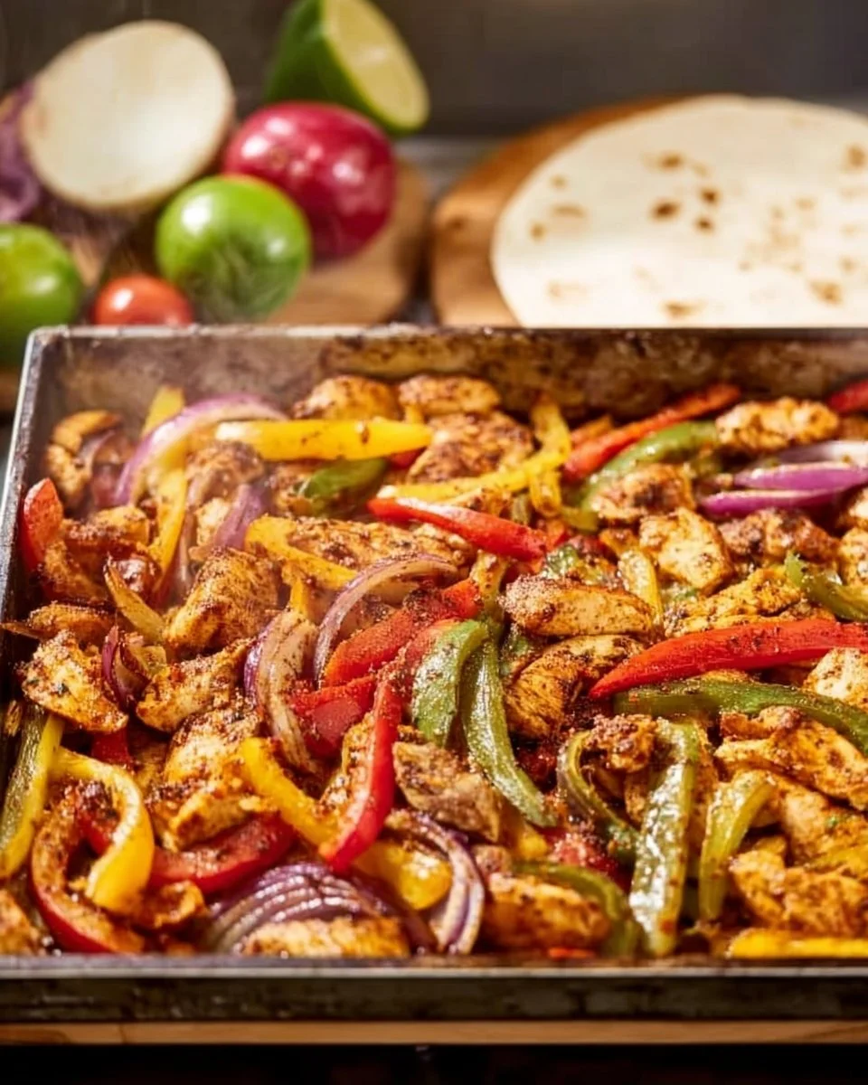 Sheet Pan Chicken Fajitas