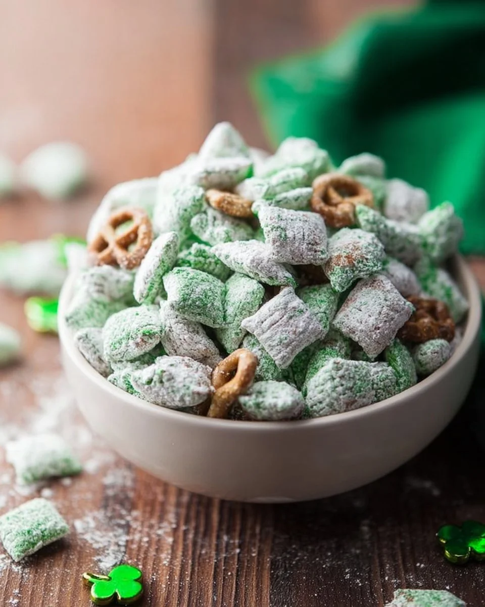 Saint Patrick's Day Puppy Chow Recipe
