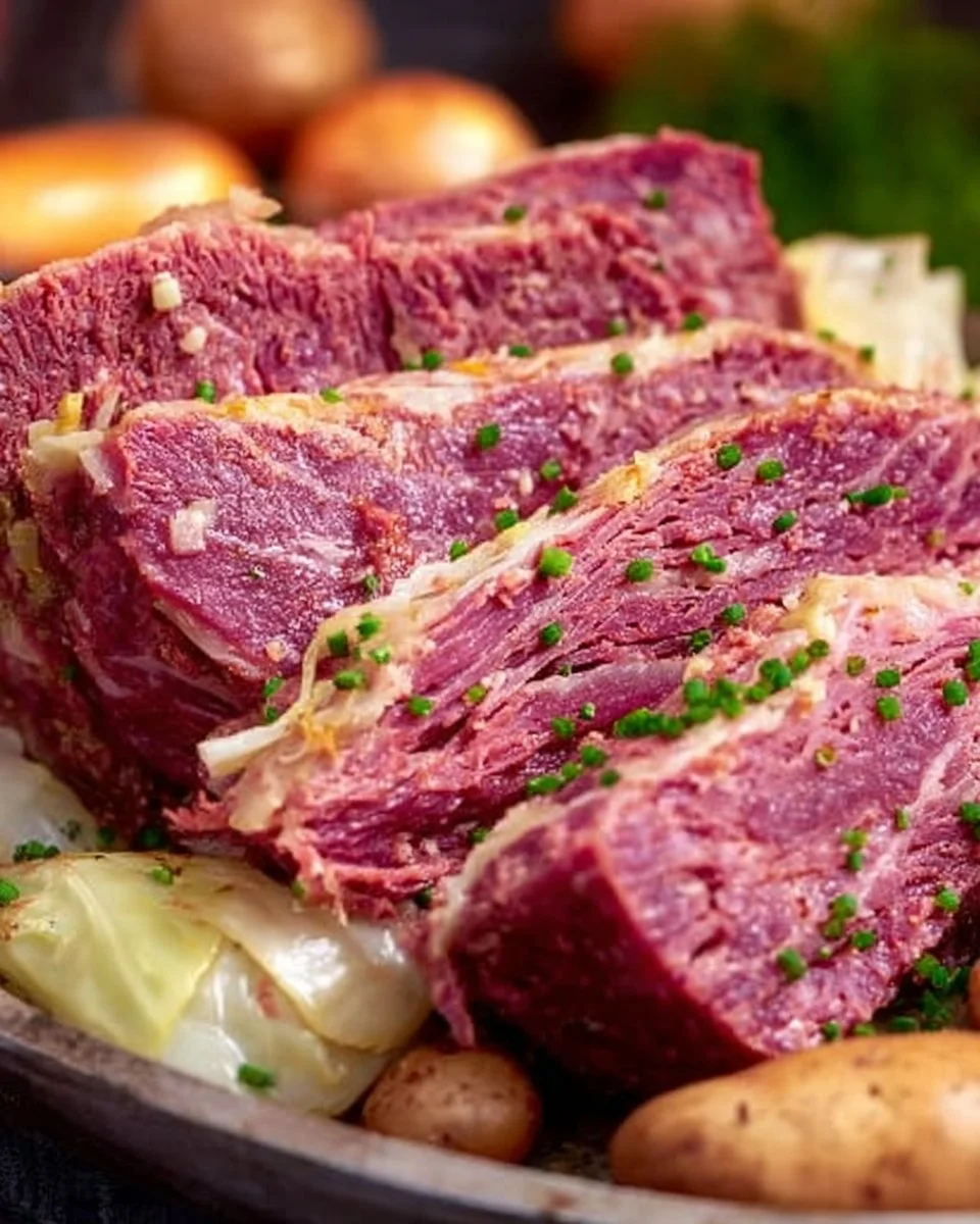 Slow Cooker Corned Beef with Cabbage