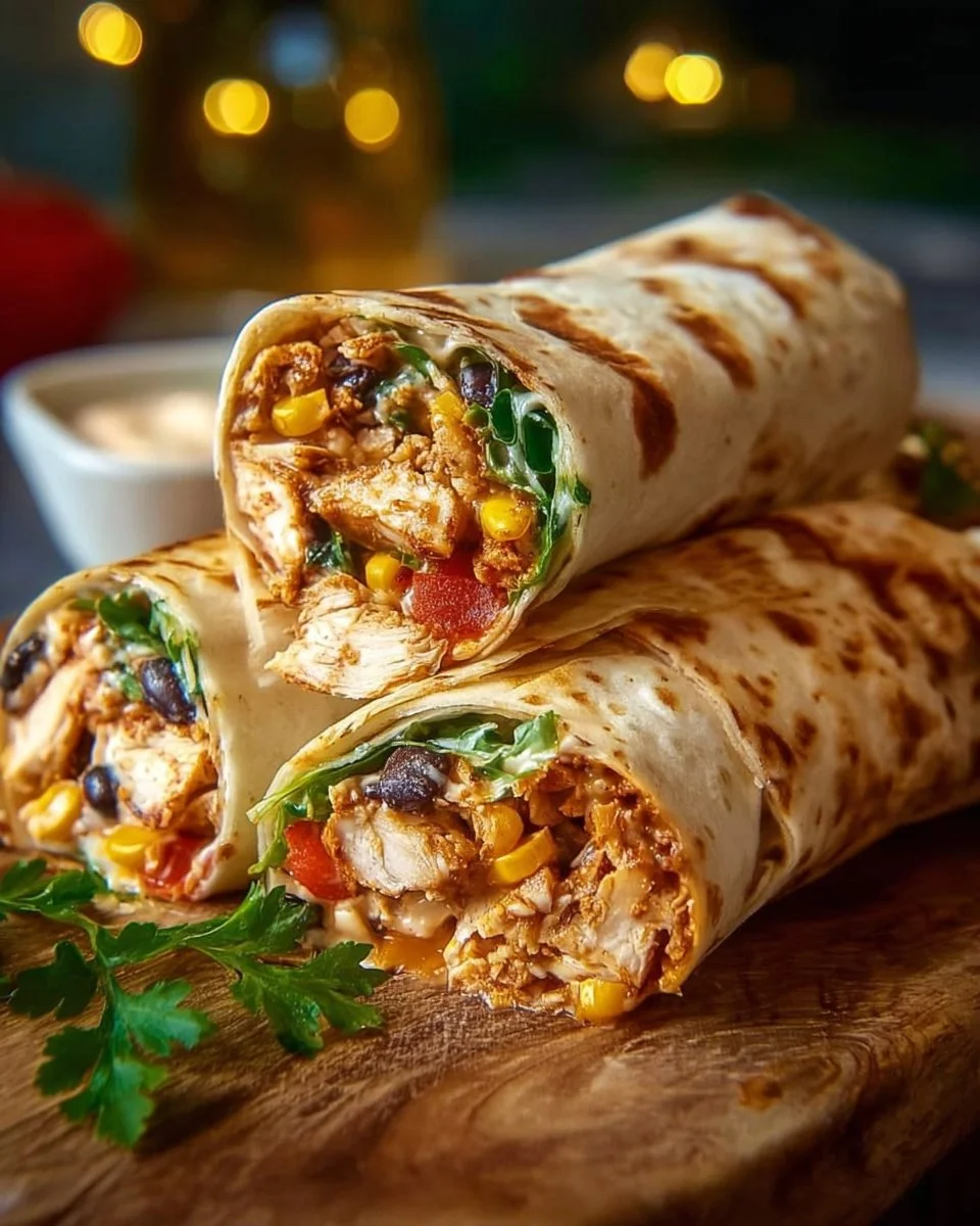 Southwest Chicken Wraps