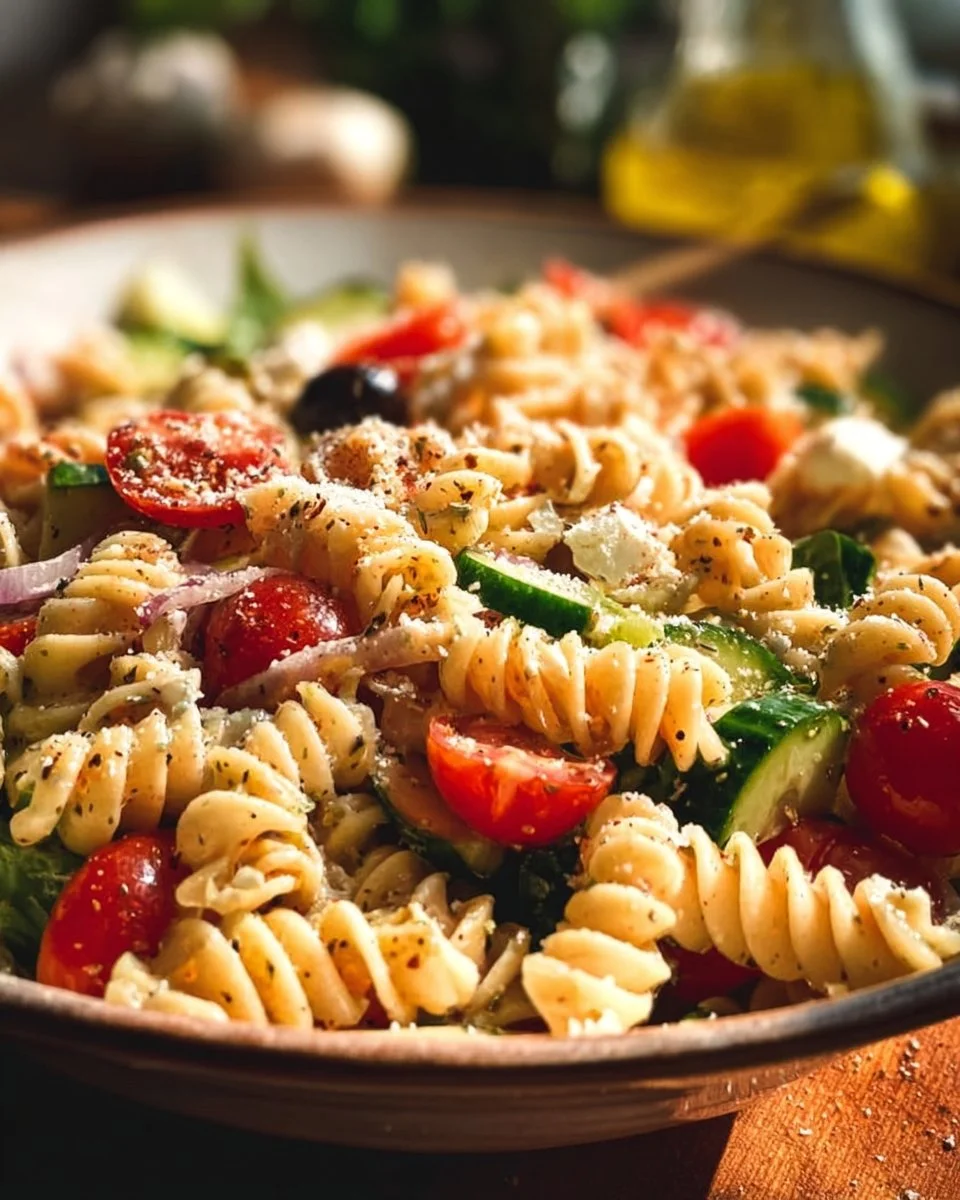 The Best Pasta Salad with Italian Dressing